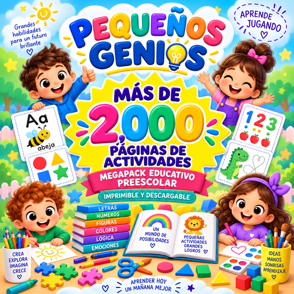 Portada de Pequeños Genios