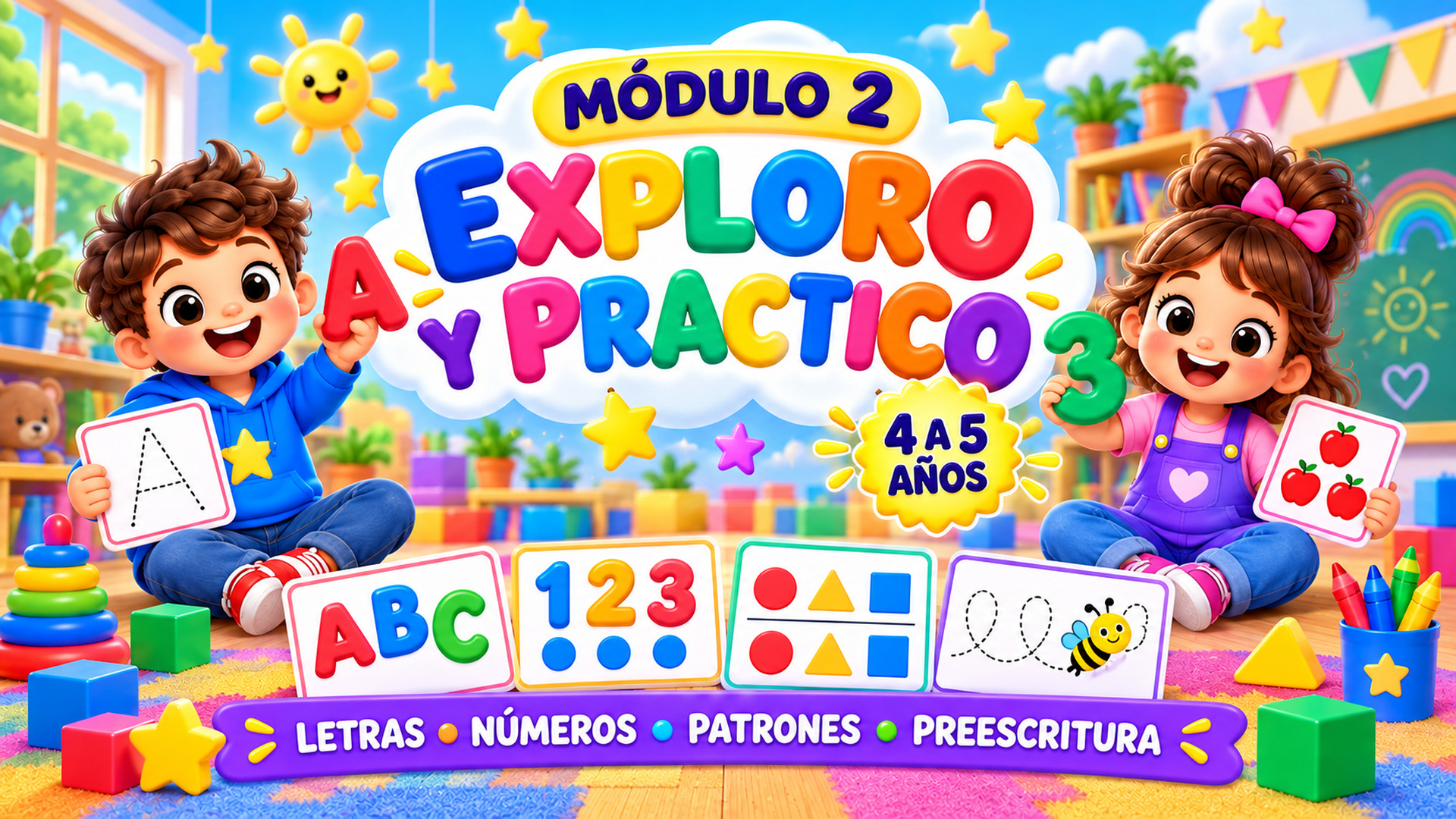 Módulo Exploro y Practico para niños de 4 a 5 años